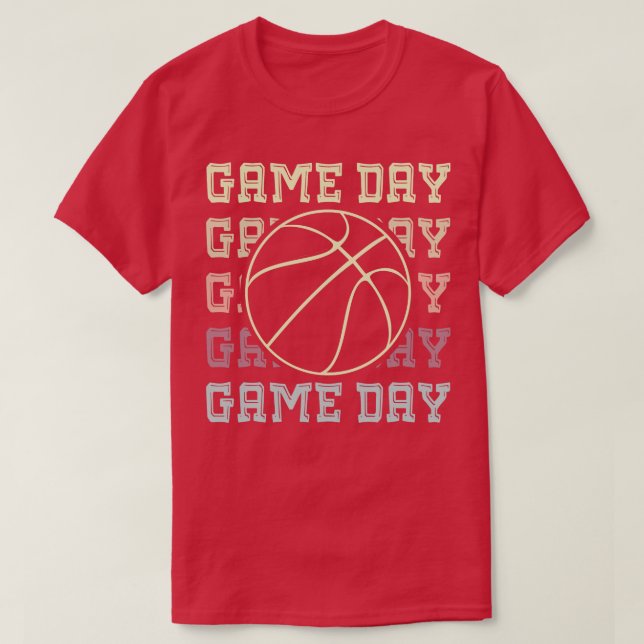 Game Day Basketball T-Shirt (Design vorne)