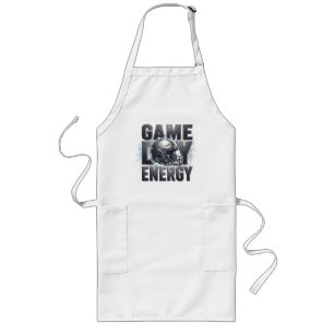 Game Day Energy Football-Helm Metallisches Design Lange Schürze