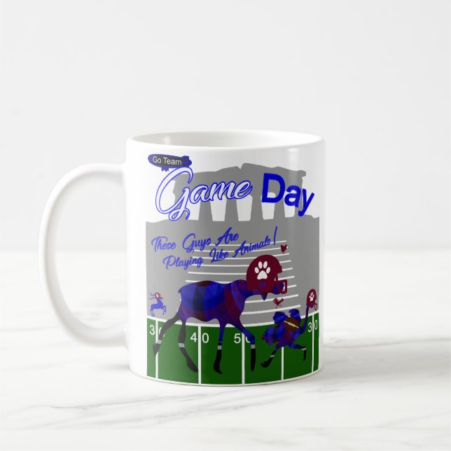 Game Day Football Coffee Tasse (Links)