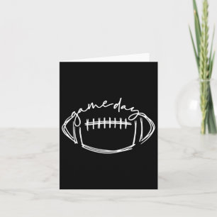 Game Day Football Game Day Vibes Football Lover Wo Karte