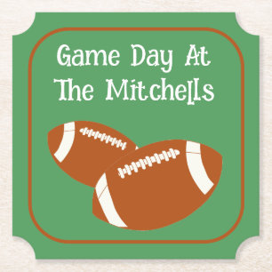 Game Day Football PERSONALISIEREN Untersetzer