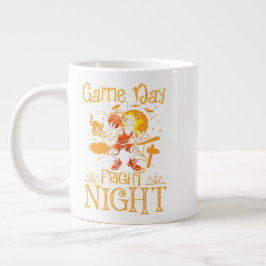 Game Day Fright Night Sports Halloween Jumbo-Tasse