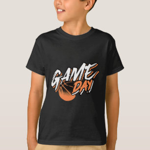 Game Day Motivierend Basketball Sprichwort T-Shirt