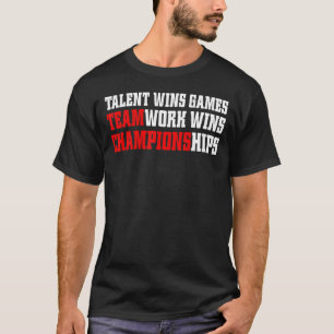 Game Day Shirt, Talent gewinnt Games Teamwork gewi T-Shirt