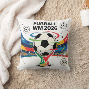 Game Day Soccer 2026 Fußball-Fan-Dekoration Kissen