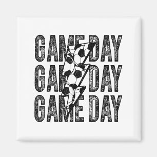 Game Day Soccer Blitz Soccer Mama Papa Junge Magnet