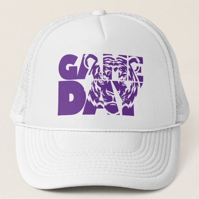 Game Day Tiger Truckerkappe (Vorderseite)