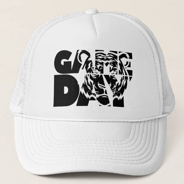 Game Day Tiger Truckerkappe (Vorderseite)