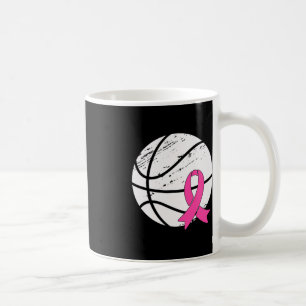 Game Day Vibes Breast Cancer Awareness Pink Basket Kaffeetasse
