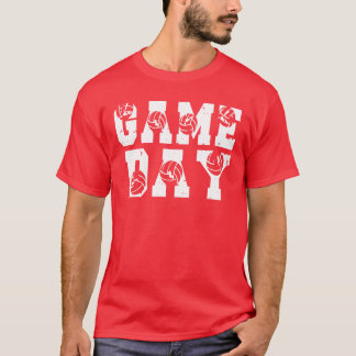 Game Day Volleyball Game Day Volleyball Fan Gesche T-Shirt