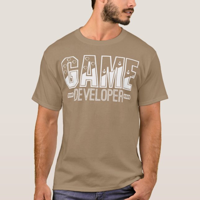 Game Developer Programmer Coder Gameplay Coding gi T-Shirt (Vorderseite)