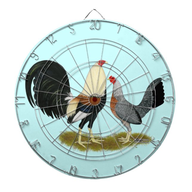 Game Fowl Pair Dartscheibe (vorne)