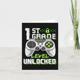 Game-Level am ersten Schultag Karte