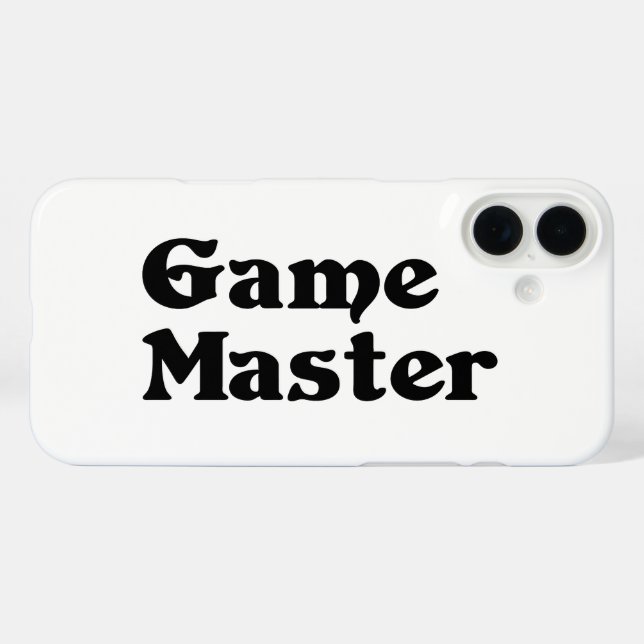 Game Master iPhone 16 Plus Hülle (Rückseite (Horizontal))