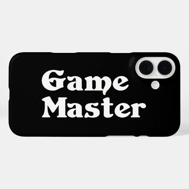 Game Master iPhone 16 Plus Hülle (Rückseite (Horizontal))