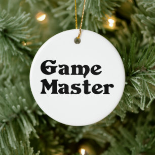 Game Master Keramik Ornament