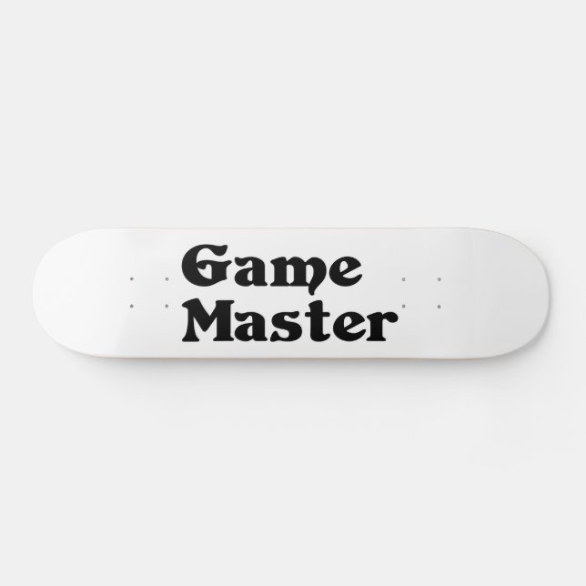 Game Master Skateboard (Horizontal)