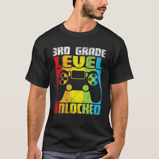 Game mit ungesichertem Videospiel der Stufe T-Shirt (Vorderseite)