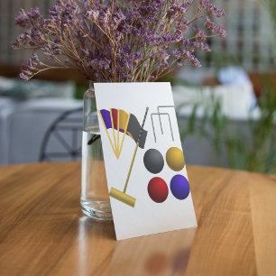 Game Of Croquet Invitations Einladung