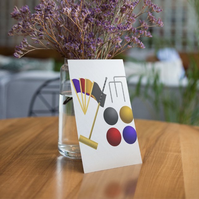 Game Of Croquet Invitations Einladung (Von Creator hochgeladen)