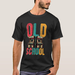 Game OLD SCHOOL Retro Arcade Game Gaming Videogame T-Shirt