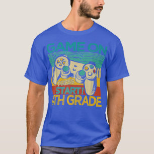 Game On 4th Grade Video Game Lehrer Student Zurück T-Shirt