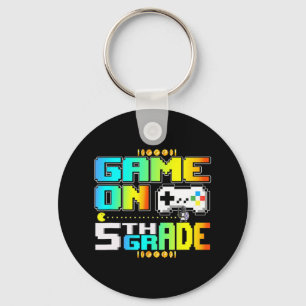 Game on 5th Grad Gaming Video Gamer Back to Schoo Schlüsselanhänger