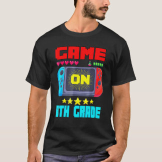 Game On 8th Grade Back To School Gamer Eighth Gra T-Shirt