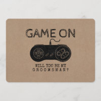 Game On - Funny Gamer Trauzeuge oder Trauzeuge