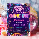Game On Gamer Videospiele Neon Glow Girl Geburtsta Einladung<br><div class="desc">... ... ... ... ... ... ... ... ... ... ... ... ... ... ... ... ... ... ... ... ... ... ... ... ... ... ... ... ... ... ... . ・ Wenn Sie die Abstimmung von PUNKTEN benötigen, Karo bitte unsere passende Kollektion oder Shop. Haben Sie Fragen zu...</div>