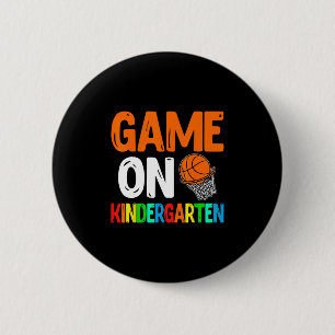 Game On Kindergarten Sketll 100. Schultag Button
