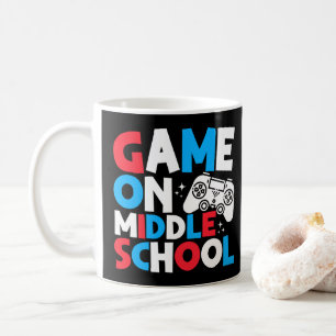 Game On Middle School Grade Funny Birthday Gaming Kaffeetasse