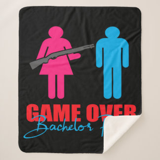 Game Over | Bachelor Party Blanket Sherpadecke