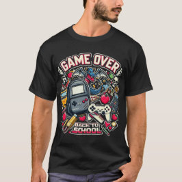 Game Over, Back to School: Retro Gamer's Return T-Shirt