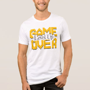 Game Over, erwecke alte Spiele zum Leben und Level Tri-Blend Shirt