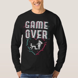 Game over - Funny Briand Groom Bachelor Party D T-Shirt