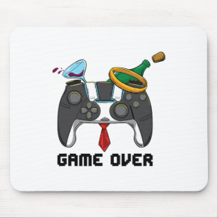 Game Over Hochzeit Junggesellenabschied Bräutigam  Mousepad