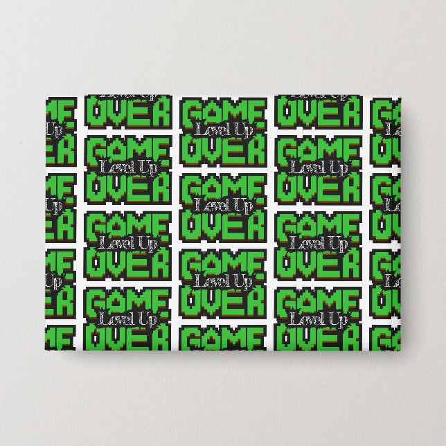 Game Over: Klassische Spiele wiederbeleben & dein  Button (Vorderseite)