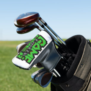 Game Over, Level Up: Pixelated Retro Game Welt Golf Headcover