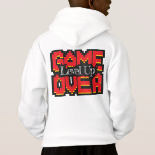 Game Over, Level Up: Pixelige Retro-Spielwelt Hoodie