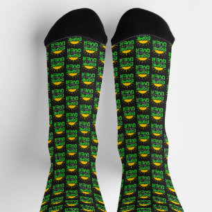 Game Over, Level Up: Retro-Pixel-Block-Abenteuer Socken