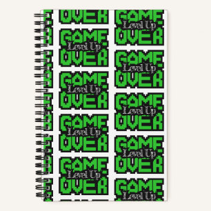 Game Over, Level Up: Retro-Pixel-Sandbox-Abenteuer Notizbuch