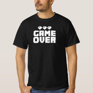 Game Over Lustiger Gamer-Spruch T-Shirt