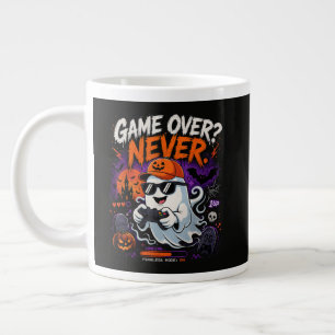 Game Over Nie Lustiger Gamer-Geist Halloween Jumbo-Tasse