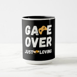 Game Over – Nur Liebe für Gamer-Kunst Tasse