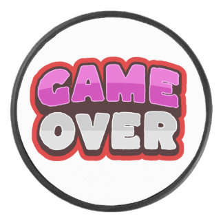 GAME OVER Palet de Hockey