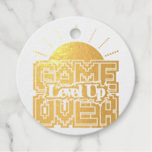 Game Over, Revive-Retro-Spiele mit, Level Up Geschenkanhänger