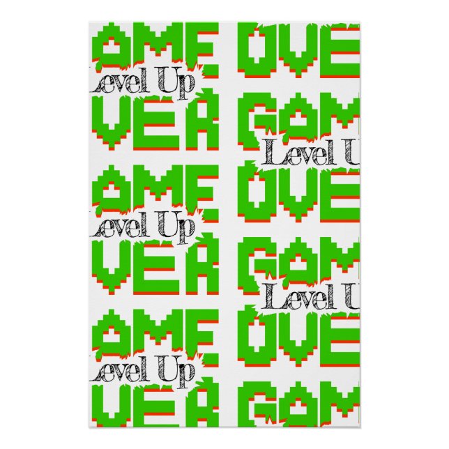 Game Over: Stellen Sie den altmodischen Spaß wiede Poster (Vorderseite)
