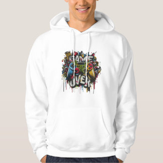 "Game Over" Streetwear Graphic Hoodie