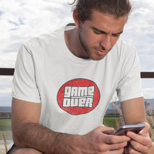 Game Over - T-Shirt pour joueur de jeux vidéo